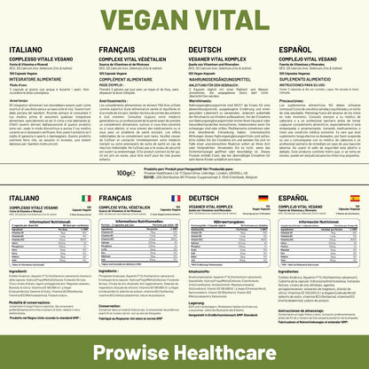 Prowise Healthcare Vegan Vital Multivitamins & Minerals – 120 Capsules – product image 7
