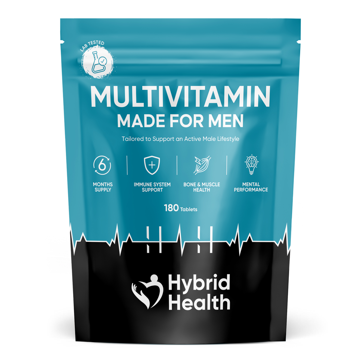 Hybrid Health Men's Multivitamin — product pack