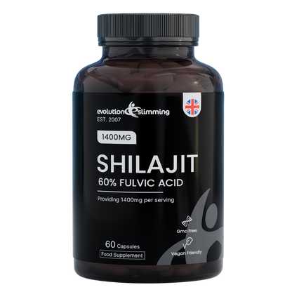 Shilajit 1400mg with 60% Fulvic Acid Capsules