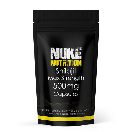 Nuke Nutrition Shilajit Extract Capsules – product packaging
