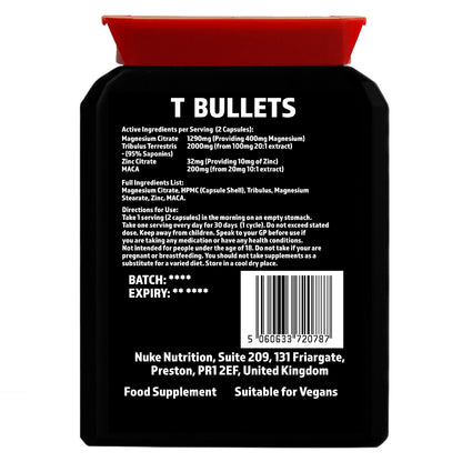 Nuke Nutrition Men’s Supplement Bundle – T Bullets, PCT & Milk Thistle – product image 2