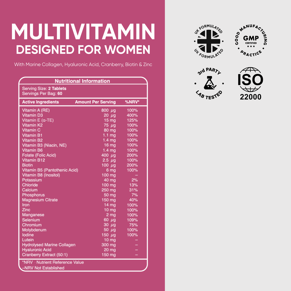 Hybrid Health Women's Multivitamin — product image 5