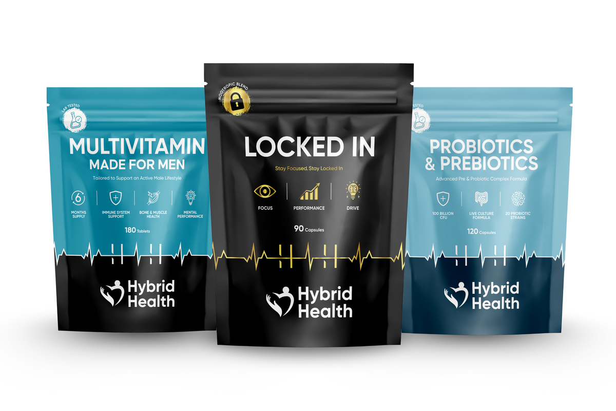 Hybrid Health Men's Performance Bundle — product pack