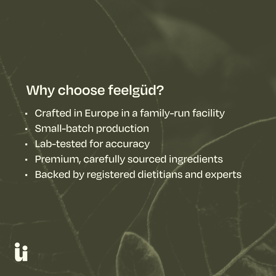 FeelGüd Calm & Focus Bundle – manufacturer quality information