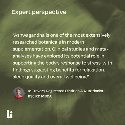FeelGüd Ashwagandha Gummies – dietitian information graphic