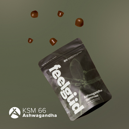 FeelGüd Ashwagandha Gummies – 60-gummy pouch