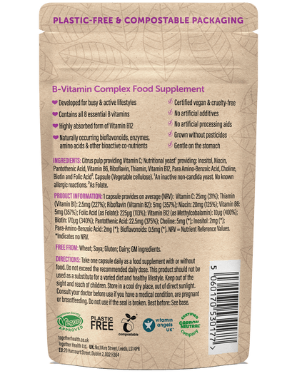 Together Health Food-Based B-Complex – 30 Capsules – product image 2