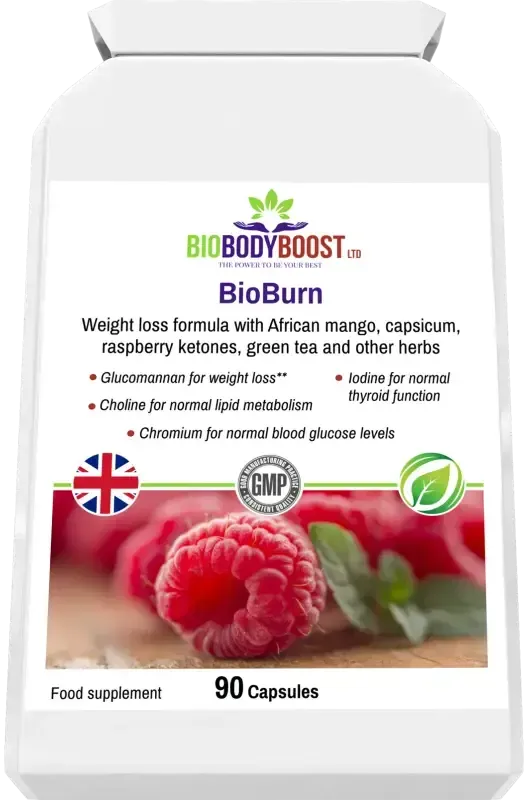 BioBodyBoost BioBurn Glucomannan Complex – 90 Capsules – product packaging, view 5
