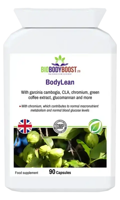 BioBodyBoost BodyLean Garcinia Cambogia Complex – 90 Capsules – product packaging, view 1