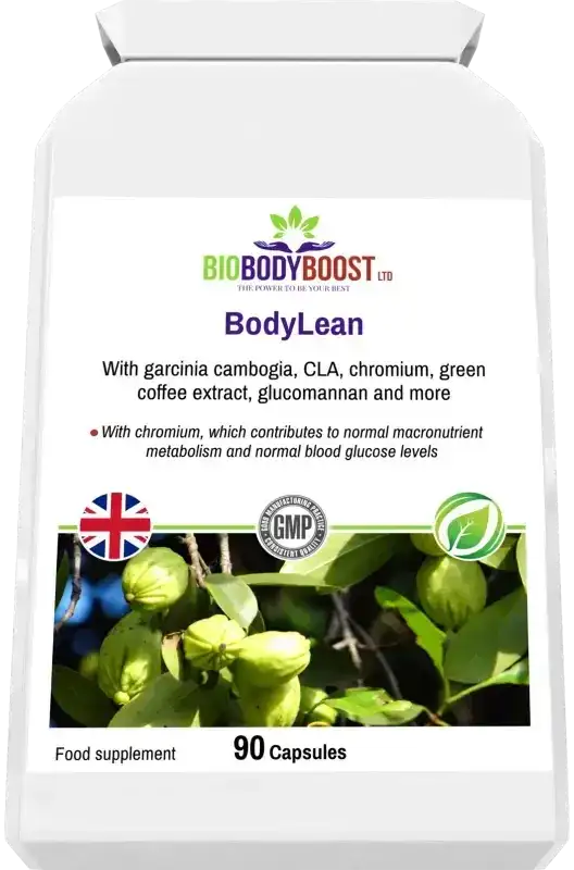 BioBodyBoost BodyLean Garcinia Cambogia Complex – 90 Capsules – product packaging, view 5