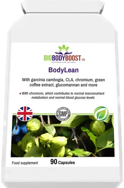BioBodyBoost BodyLean Garcinia Cambogia Complex – 90 Capsules – product packaging, view 5