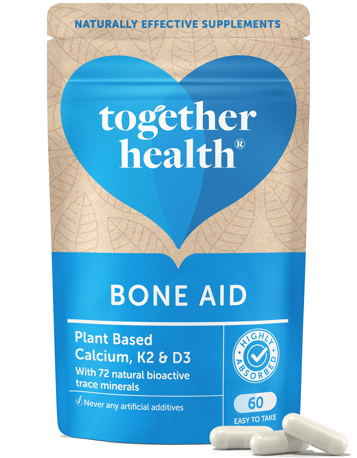 Together Health Bone Aid – 60 Capsules – product image 1