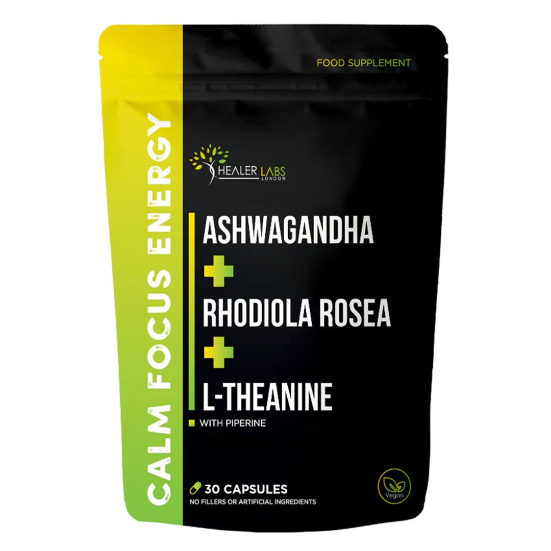 Healer Labs London Ashwagandha + Rhodiola Rosea + L-Theanine – product image 1