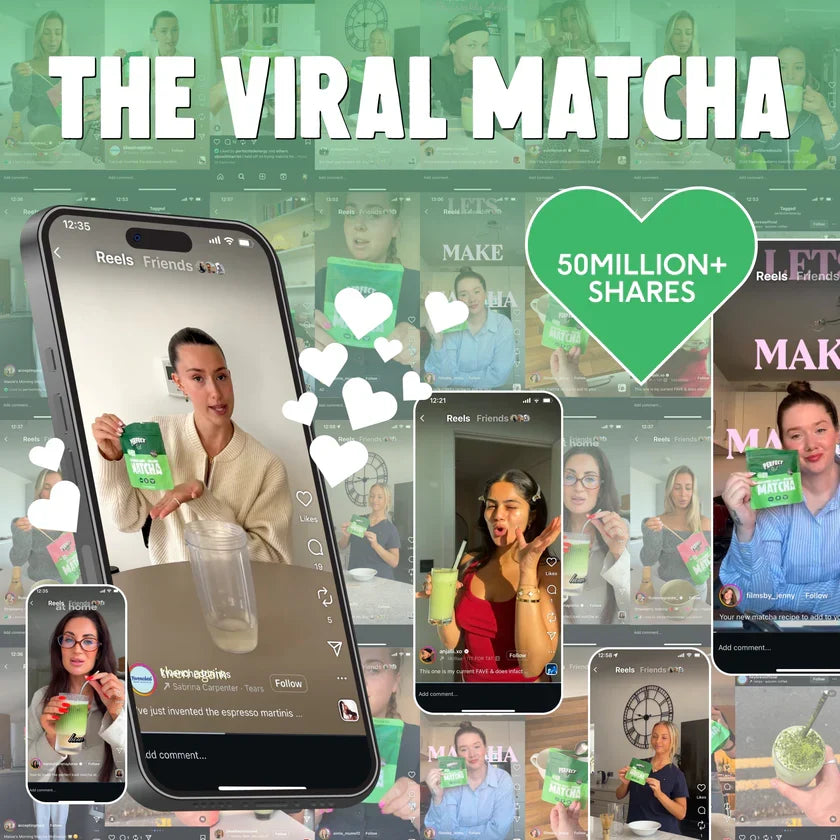 PerfectTed Ceremonial Grade Matcha – 30g Pouch – brand information graphic