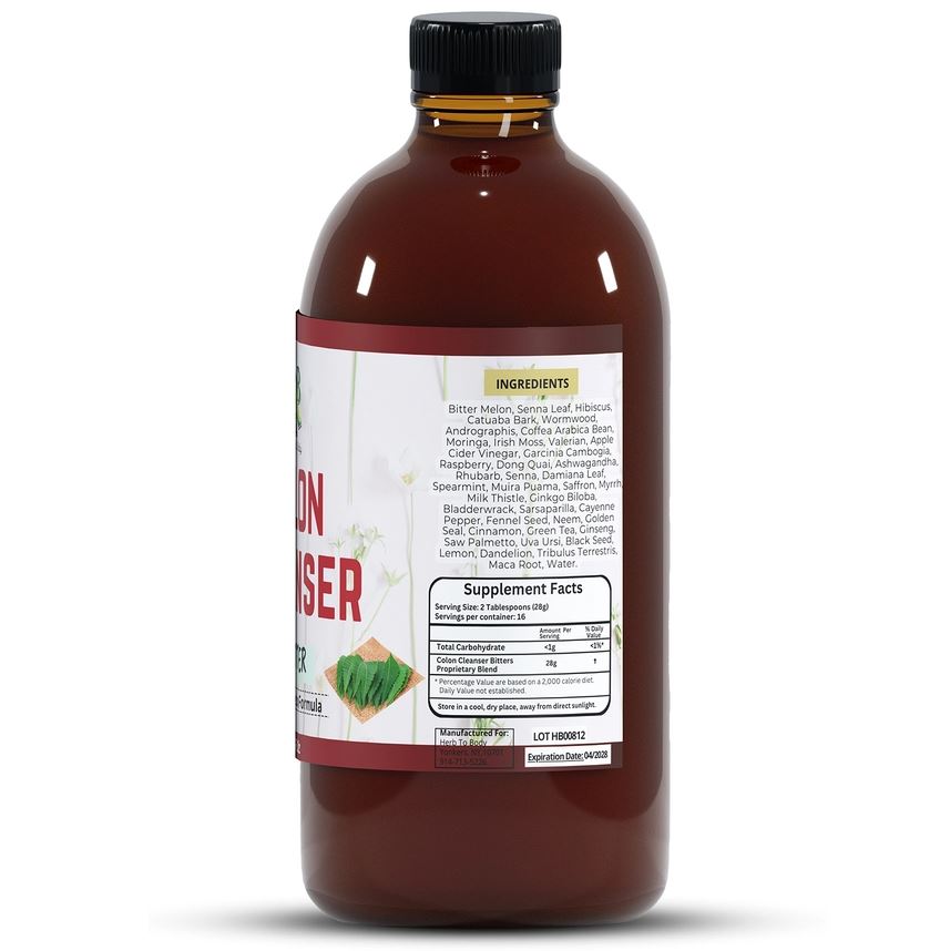 Herb to Body Colon Cleanser Bitters – 473ml (16fl oz)