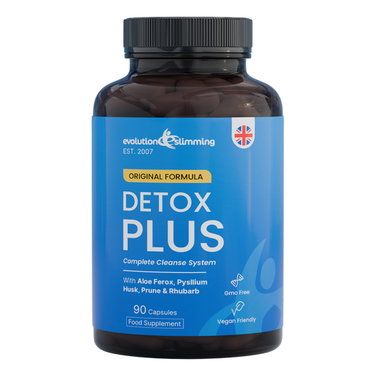 Evolution Slimming Detox Plus herbal digestive support capsules bottle