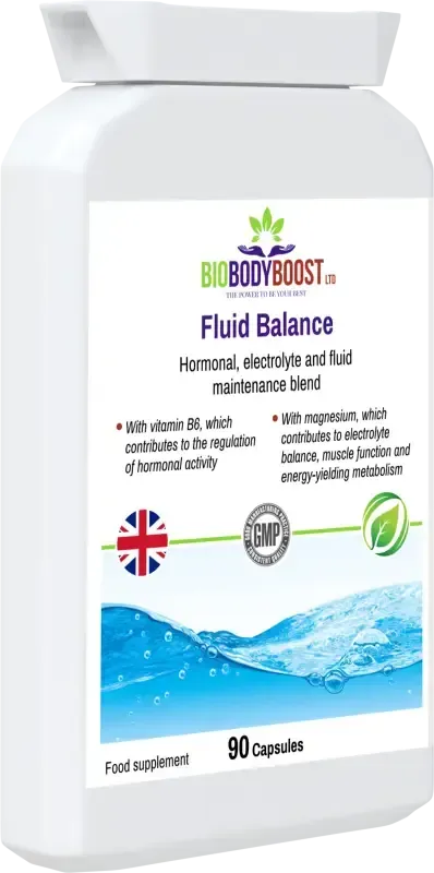BioBodyBoost Fluid Balance Botanical & Magnesium Blend – 90 Capsules – product packaging, view 4