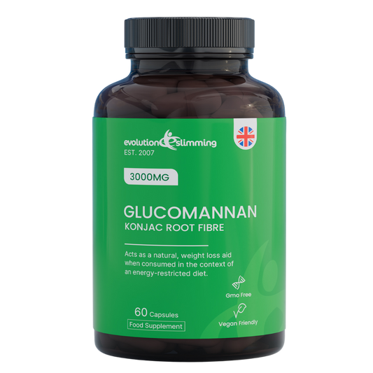 Evolution Slimming Glucomannan Plus 3000mg capsules bottle
