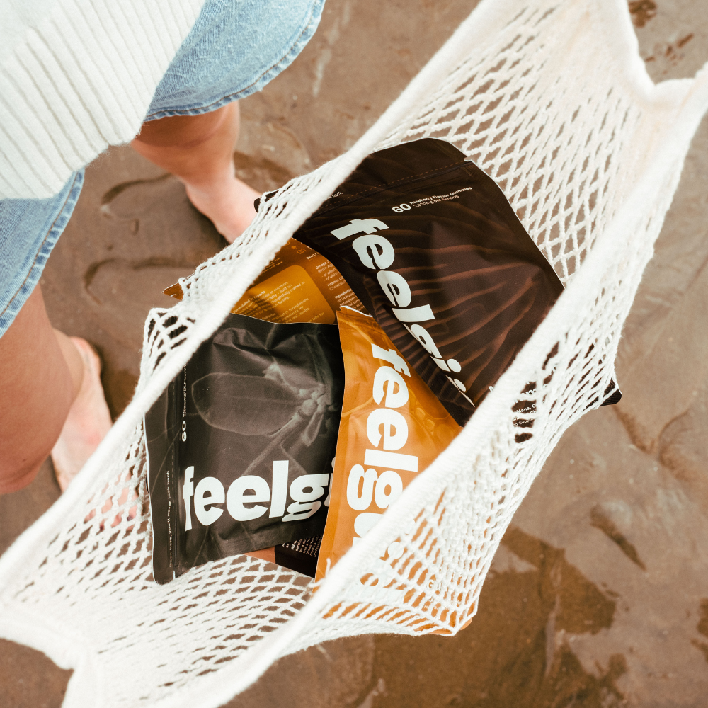 FeelGüd Calm & Focus Bundle – gummy pouches in a bag