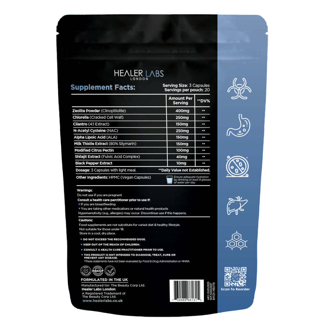 Healer Labs London Heavy Metal Binder – product image 3