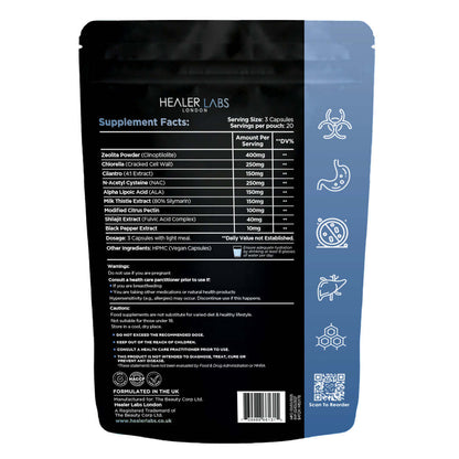 Healer Labs London Heavy Metal Binder – product image 3