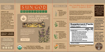 Sun God Medicinals Panacea Immune Defense Organic Herbal Tea – 56g