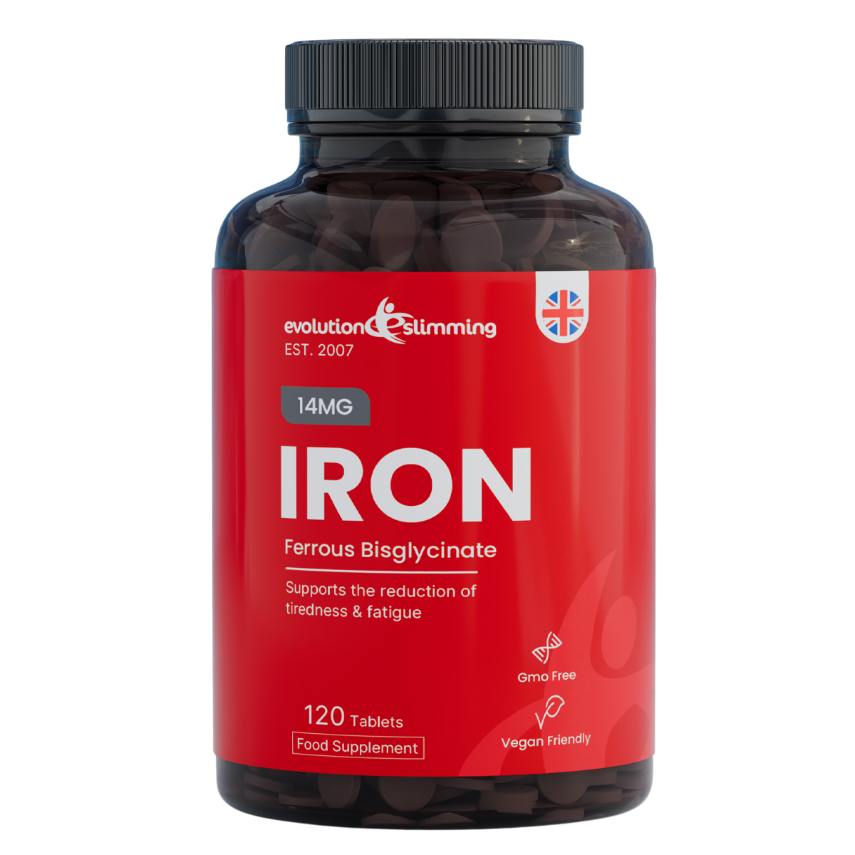 Iron Bisglycinate 14mg Gentle Iron Tablets