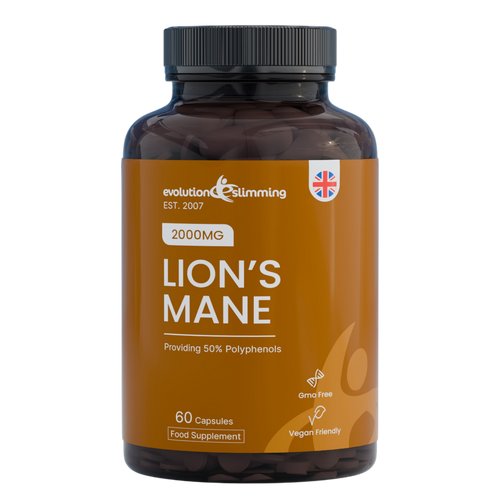 Lion’s Mane 2000mg Capsules – 50% Polyphenols