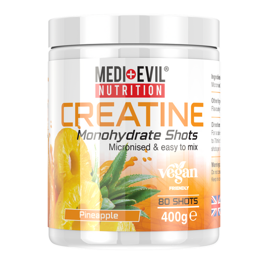 Creatine Monohydrate Shots 400g in Pineapple flavour