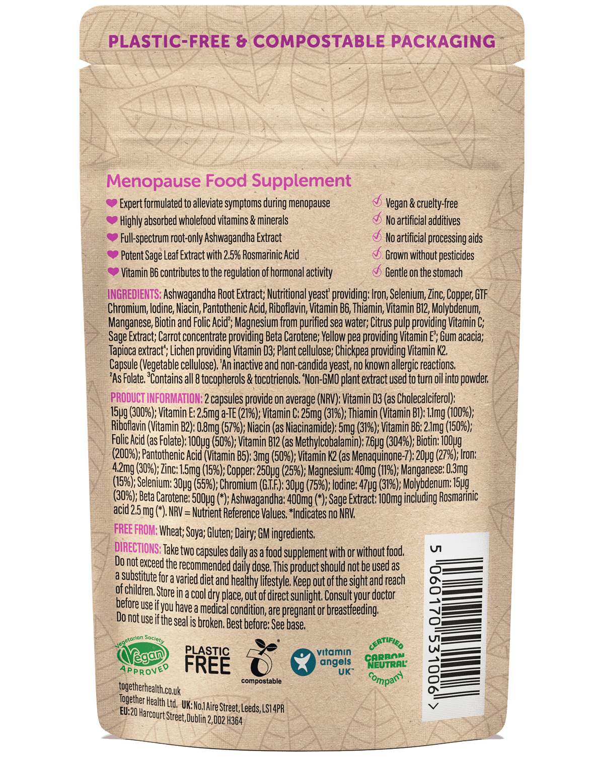 Together Health Menopause Support – 60 Capsules – product image 2