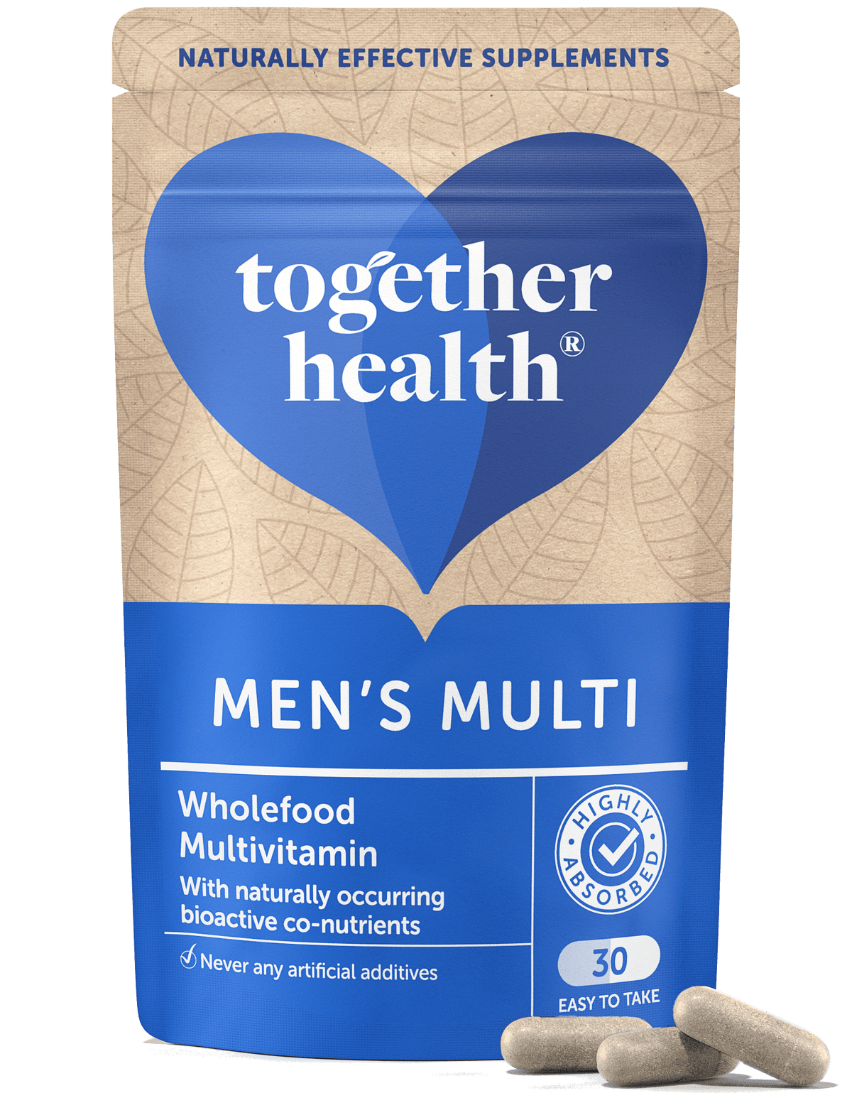 Together Health Men’s Multivitamin & Mineral – 30 Capsules – product image 1