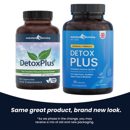 Evolution Slimming Detox Plus updated product packaging
