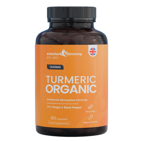Organic Turmeric, Ginger & Black Pepper 1440mg Capsules