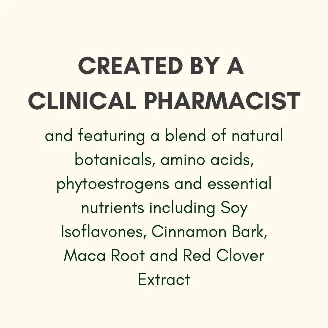 PERI Blend ingredient graphic describing botanicals, amino acids and nutrients