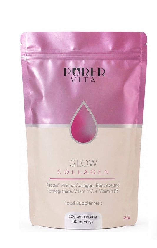 BePurer Purer Glow – Marine Collagen Powder – product packaging
