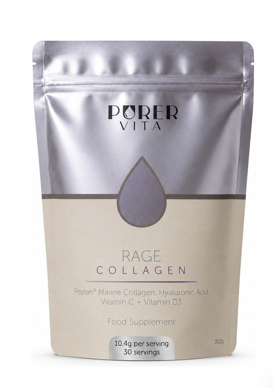 BePurer Purer Rage – Marine Collagen & Hyaluronic Acid Powder – product packaging