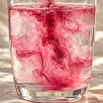 Raw Beauty Lab Vegan Collagen Booster – powder mixing into water