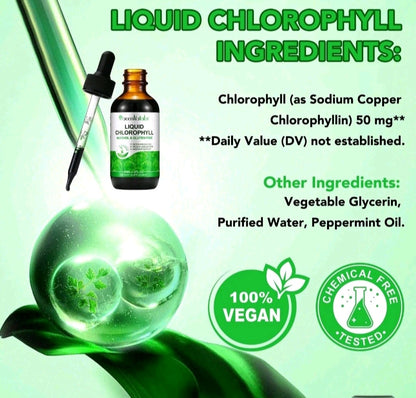 Liquid Chlorophyll Drops – Detox & Freshness Support
