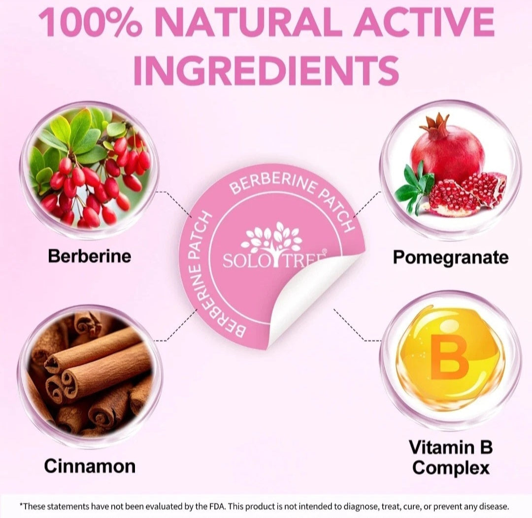 Berberine Patches – Metabolism & Appetite Support