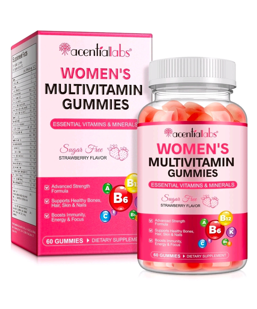 Women’s Multivitamin Gummies – Daily Vitamins & Minerals for Energy, Immunity & Wellness