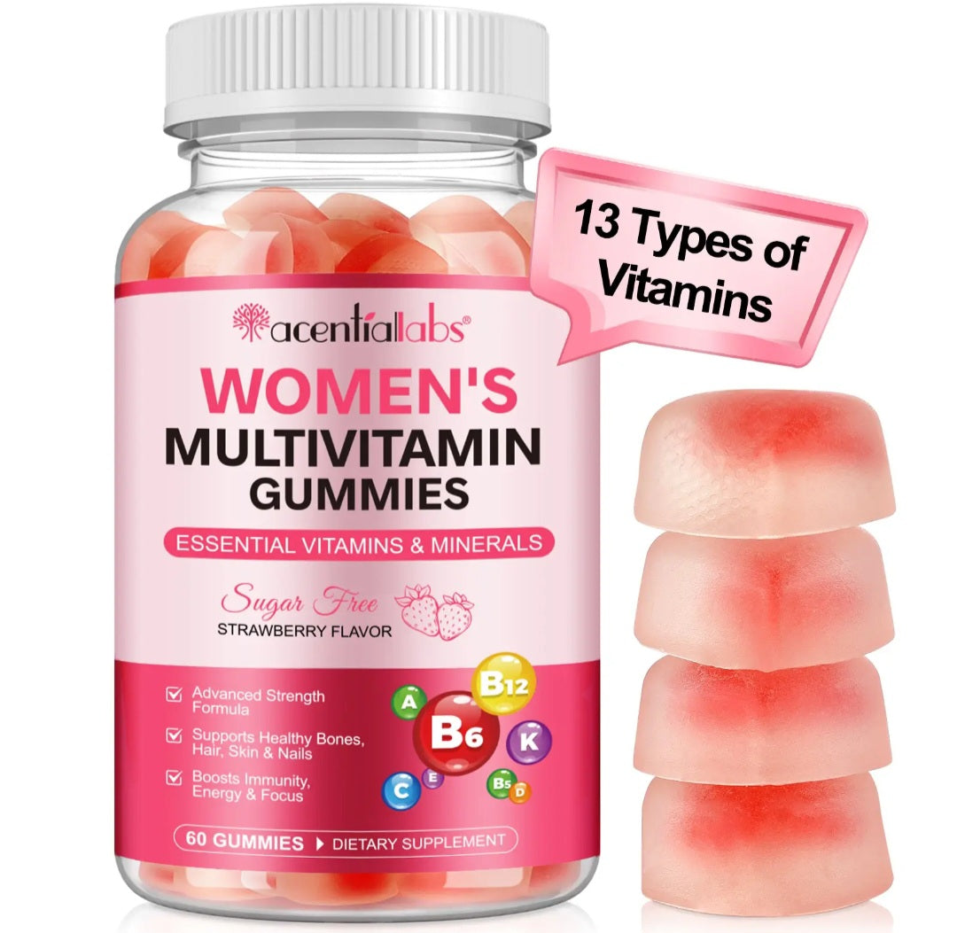 Women’s Multivitamin Gummies – Daily Vitamins & Minerals for Energy, Immunity & Wellness
