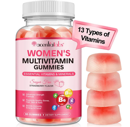 Women’s Multivitamin Gummies – Daily Vitamins & Minerals for Energy, Immunity & Wellness