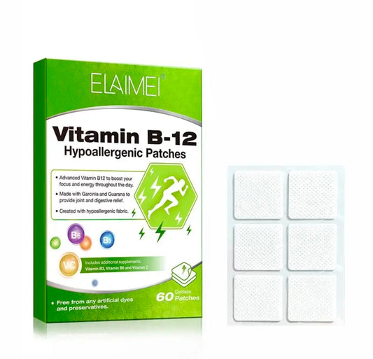 Vitamin B12 Patches – Energy, Focus & Daily Wellness Support