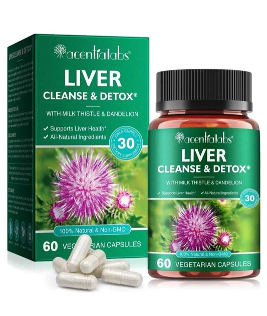 Liver Cleanse Capsules – Liver Detox & Digestive Support Supplement