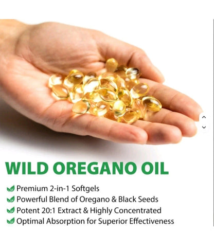 Wild Oil of Oregano Softgels 120 – Immune Support