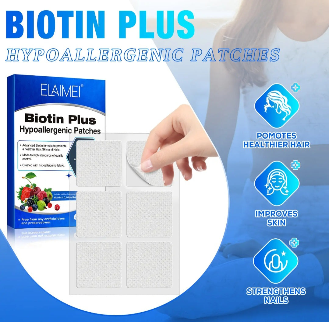 Biotin Plus Patches – Hair, Skin & Nails Wellness Support
