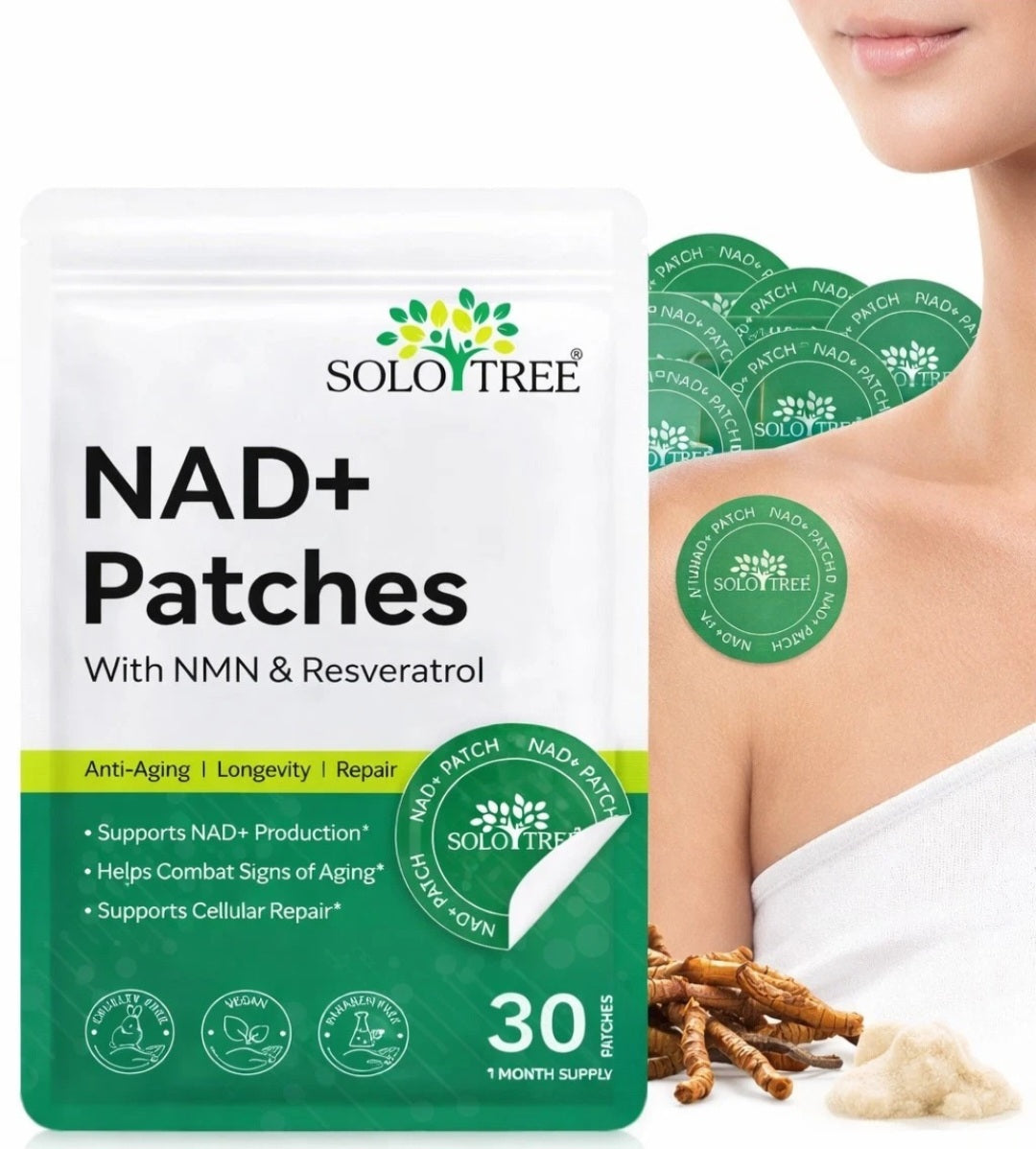 NAD+ Patches with NMN – Energy & Longevity Support