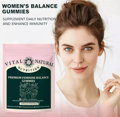 Premium Feminine Balance Gummies | Women's Probiotic & Vaginal Flora Support