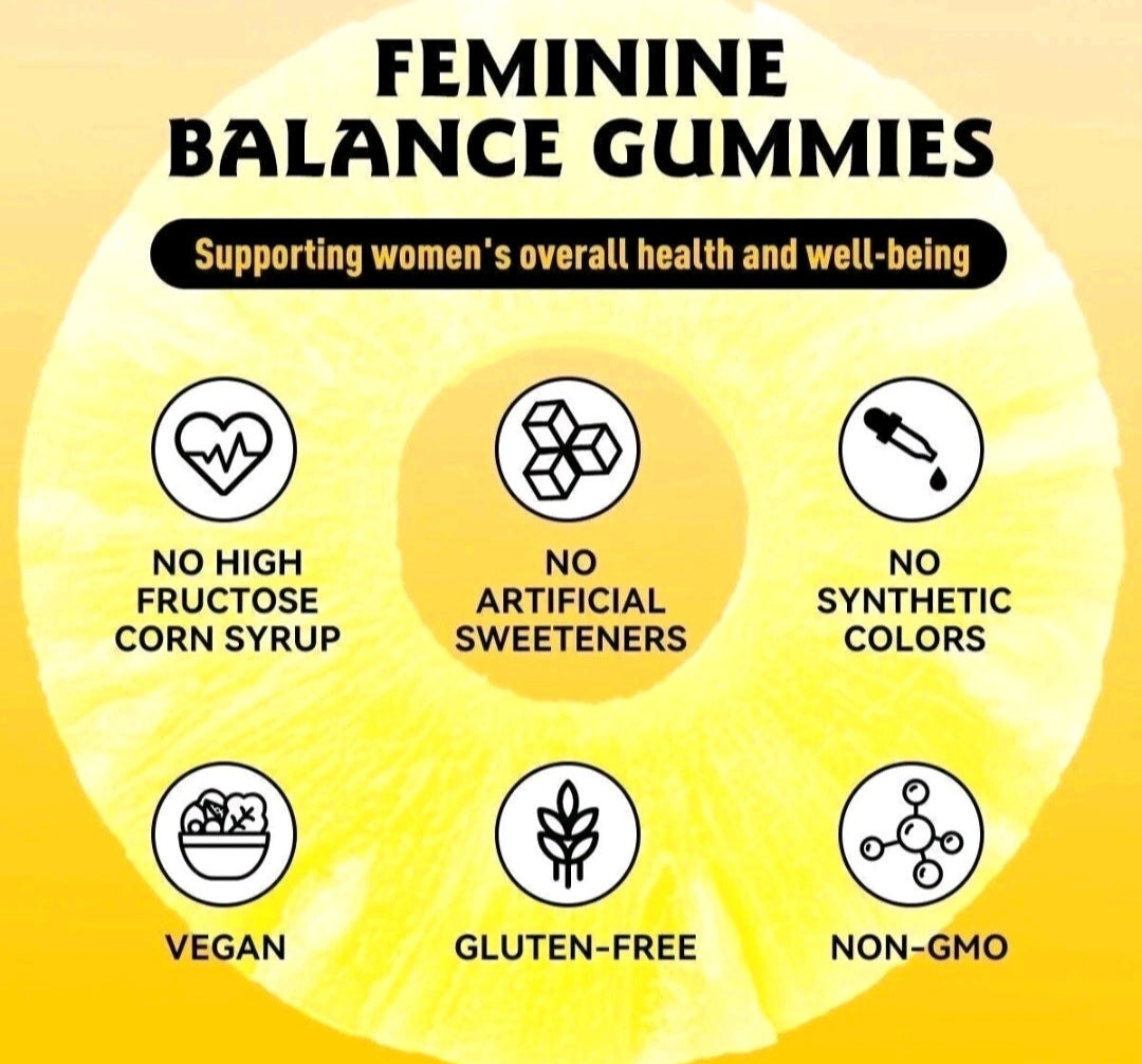 Premium Feminine Balance Gummies | Women's Probiotic & Vaginal Flora Support
