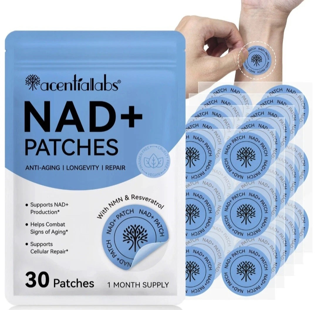 NAD+ Patches with NMN - 30 Patches for Cellular Energy & Longevity
